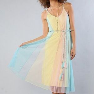 Unif 'Cotton Candy' Pastel Colorblock Dress 🌈